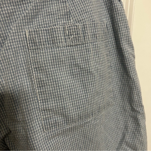 Vintage Gloria Vanderbilt Blue Gingham Wrap Skort Shorts Women’s 14 100% Cotton - Picture 10 of 14